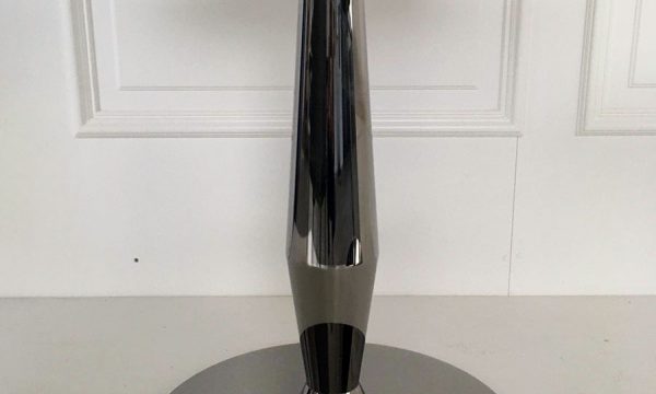 Tavolo alluminio galvanizzato cromo nero