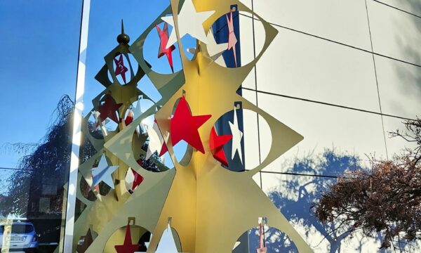 albero natale grande taglio laser + verniciatura liquido
